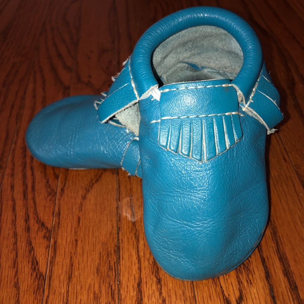 Blue Freshly Picked Moccasins